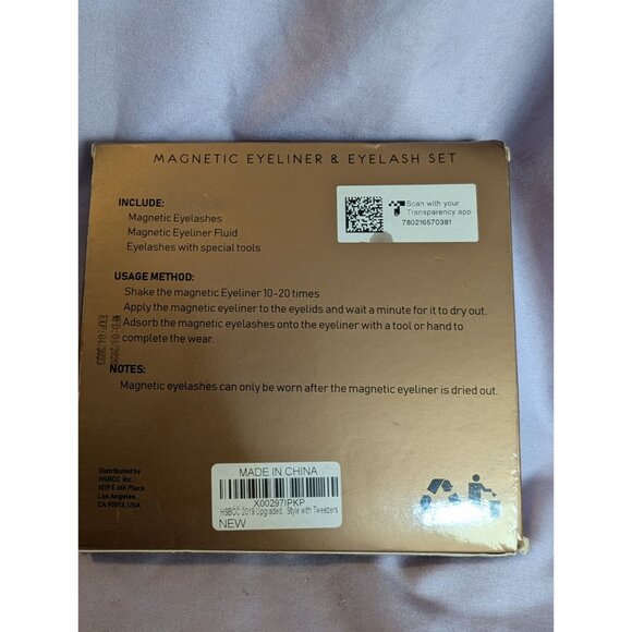 HSBC Magnetic Eyeliner & Eyelash Set With Applicator & 3 Lash Styles - Picture 2 of 2